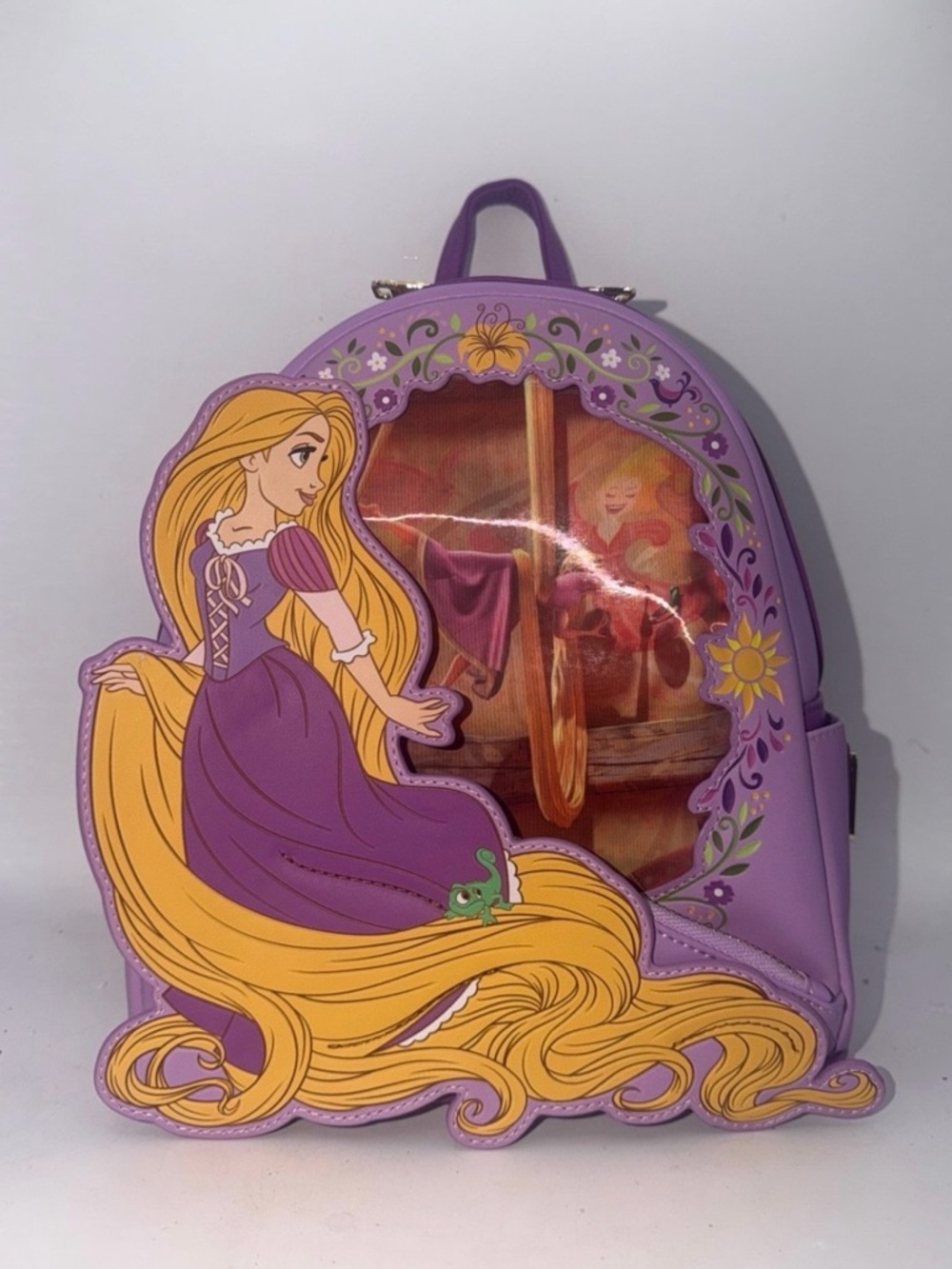 Loungefly Disney Tangled Rapunzel Lenticular Mini Backpack